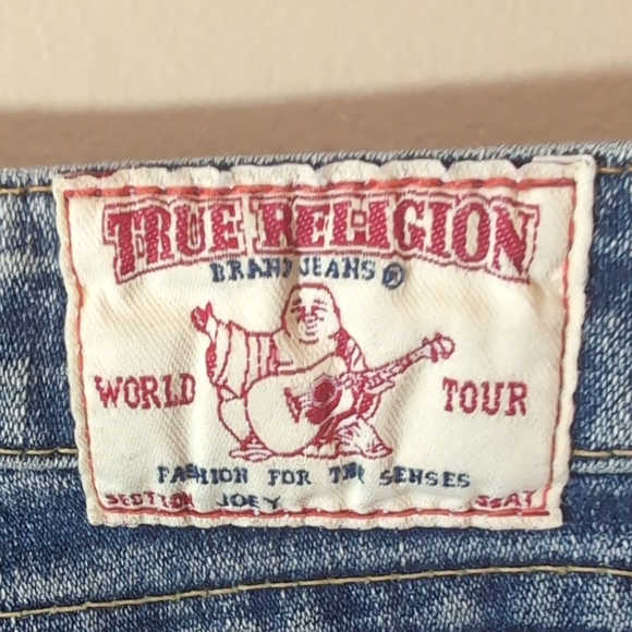 True Religion Blue Flare Jeans 'Joey' 31X32 - Picture 9 of 9